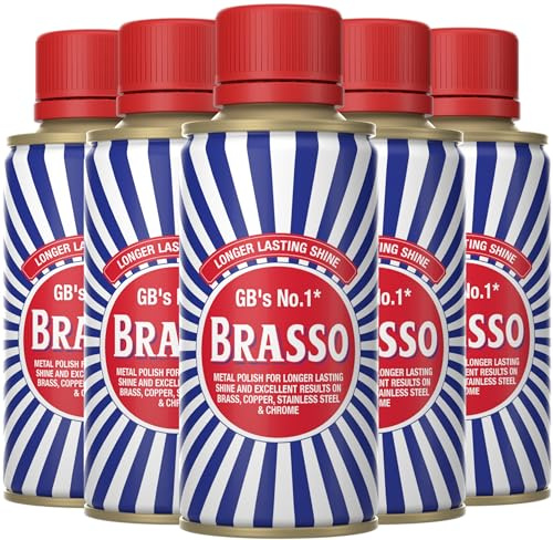 Brasso Metal Polish, 175 ml (Pack of 5)