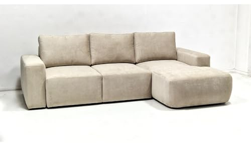 Excellentsofa Ecksofa Loco mit Auswahl an Größen und Farben - von 245 bis 385 cm Länge und 150 bis 300 cm Breite, mit Schlaffunktion, Bettkasten und Relaxfunktion - Schlafsofa L-Form