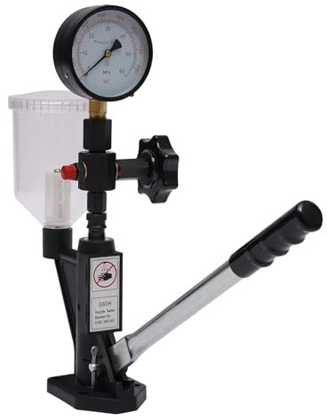 KOLHGNSE Ugello di test, CR-C Diesel iniettore, tester per iniettore comune Rail Injector Tester 0-600Bar 0-8000PSI per S60H