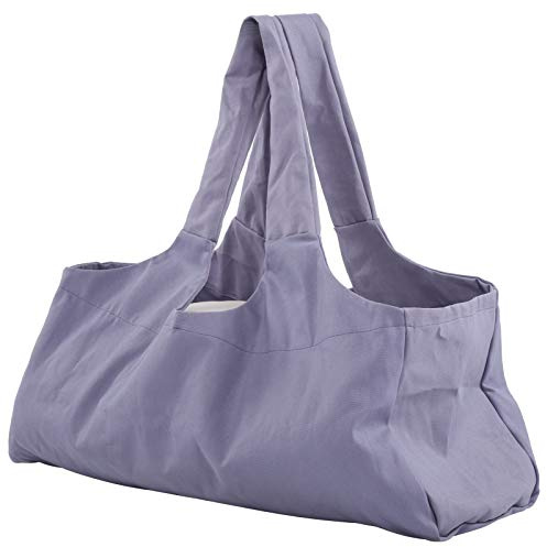 Culnflun Sac de Yoga, Gym Grande Sac de Sport, Violet Sac pour tapis de yoga Matériau en Toile Grand Sacs pour Tapi de Yogas Grands Tapis pour Pilates Yogas Voyage pour Transport de Vêtements de Sport