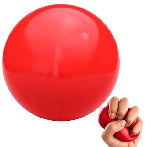Pelota de entrenamiento de manos como pelota de amasar para manos, ejercitador de manos para fisioterapia y rehabilitación, pelota antiestrés para adultos, resistencia de 10 kg, suave, elástica, ideal