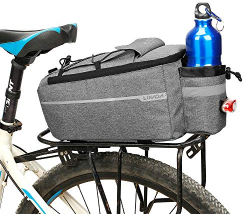 Lixada - Borsa portapacchi termica per bicicletta, multifunzione, isolata, 29 x 16 x 17 cm