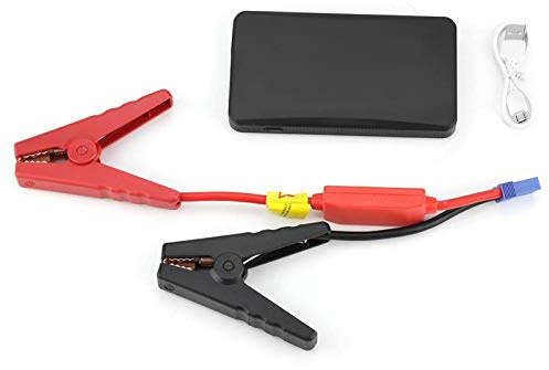 Démarreur de Saut de Voiture, Banque de Puissance portative de Chargeur de Batterie de Moteur de démarreur de Saut de Voiture 12V pour Le Moteur à Essence 3.0L[Noir]