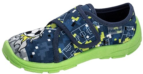 Fischer Markenschuh Kinder-Klett-Hausschuh