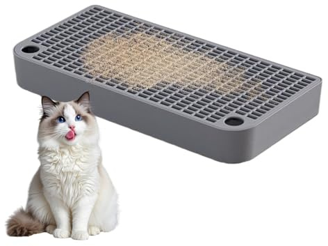 Cat Ramp Litter Box Step, Cat Litter Trapping Mat, Trapping Mat Footboard, Waterproof Kitten Toilet Front Stool, Elevated Box Ramp For Small & Elderly Cats, Easy Clean, 32x16x4cm