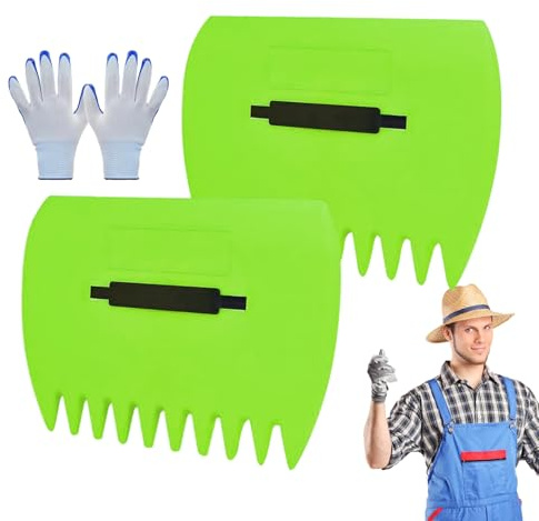 Artigli Per Foglie - Rastrello A Mano Riutilizzabile, Clip Per Multifunzionali, Raccoglitore Di Defogliazione Durevole, Accessorio Per Guanti Comodi | Rastrello Efficiente Per Raccogliere Le Fogl