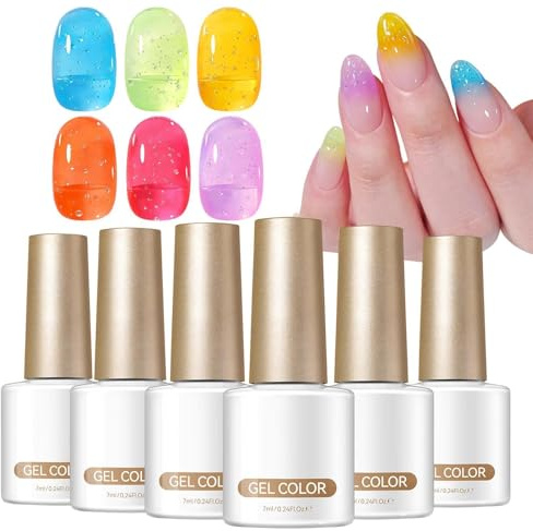 Nagelbubbelgel | hållbar kosmetisk manikyr | genomskinlig nagelgel för kvinnor | för nybörjare, proffs, , bröllop, möte, resor, dejting, pendling
