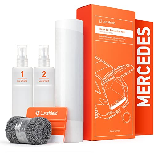 Luxshield Pellicola Protettiva per Bordo di Carico per Mercedes Benz Classe B W247 I 2018-2025 - Protezione Paraurti, antigraffio, per vernice - Trasparente