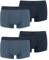 Puma Herren Shortboxer Unterhosen Trunks 4er Pack, Wäschegröße:XL, Artikel:-007 Denim