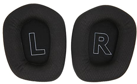 Coussinets, pour Casque Logitech G733, Housse de Coussins d'oreille de Rechange, Mousse D'isolation Phonique et Maille Respirante, Cuir Doux et Confortable Très élastique(Le Noir)