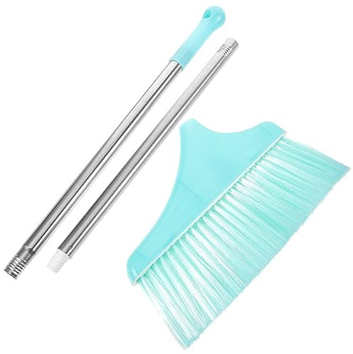 Angoily Escoba De Piso Escoba De Polvo Escoba De Hoja De Coco Escoba De Jardín Escoba De Limpieza De Habitaciones Escoba De Escombros Piel Suave Acero Inoxidable Oficina Limpiaparabrisas