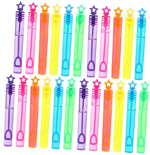 TOYANDONA 30 Stück Seifenblasenstäbchen Spielzeug Partyzubehör Kleinkinder Seifenblasenstäbe Seifenblasenmacher Röhre Seifenblasenmacher Seifenblasenstab Für Kinder Seifenblasenstab