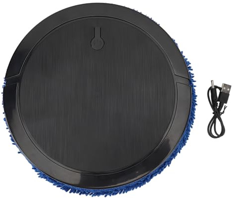 Chenglanhsjg Robot aspirapolvere e lavapavimenti combinato, navigazione intelligente, batteria da 1500 mAh, potenza ultra pulente, pulizia a secco e a umido, basso rumore, per (Nera)