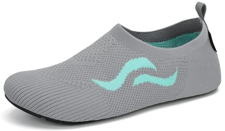 SAGUARO Zapatillas de Estar por Casa Hombre Mujer Zapatos de Casa Ligero Comodas Pantuflas Flexible Antideslizante, Gris Oscuro 46/47 EU
