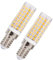 ZSZT Lampadina LED E14 8W (equivalente alogeno 75W), Bianco Caldo 3000K AC220-240V Piccola vite di Edison, Per Lampadario di cristallo, lampadine cappa, 2 Pezzi