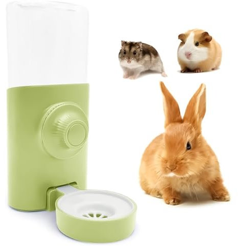 Xinlie 600ml Hängend Haustier Wasserspender Automatischer Wasserspender Kaninchen Nagertränke Hamster Trinkflasche Kaninchentrinker Futterautomat für Meerschweinchen/Chinchilla/Hamster Nagertränke