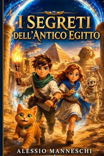 Inventori e Viaggiatori del Tempo - I Segreti dell'Antico Egitto: Un libro d’avventura per ragazzi nell'Antico Egitto che tratta del coraggio e amicizia. Libro per bambini dai 9 ai 15 anni