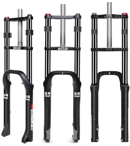 AEYINO 26 Inch Fat Bike Forks Ebike Suspension Fork 4Inch Fat Tire MTB