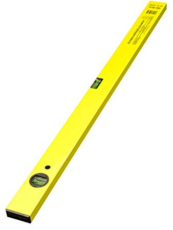 Handelskönig Wasserwaage 150 cm Messwerkzeug Alu-Wasserwaage Waage Messgenauigkeit: 0,5 mm/m = 0,029°