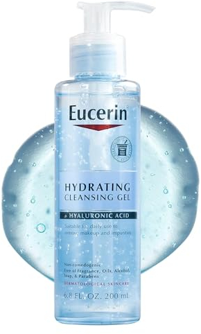 Eucerin, Hydrating Cleansing Gel + Hyaluronsäure, 200 ml