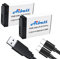 Aibatt 1180mAh LP-E17 Akku,Mit Ladeanschluss Typ C,Ersatzakku für Canon EOS RP, Rebel T8i,T7i,T6i,T6s,SL2,SL3,EOS M3,M5,M6,200D,250D,77D,750D,760D,800D,8000D,KISS X8i Digital Camera(2 Pack).