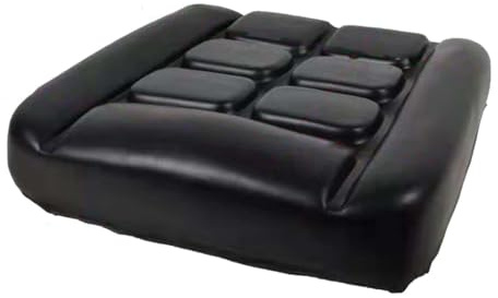 perfk Sedile per trattore in pelle PU, sedile per carrello elevatore universale, morbido, traspirante, Concavo e convesso