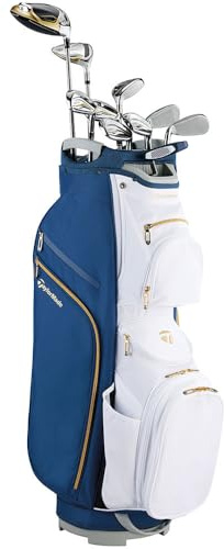 TaylorMade Golf Kalea Gold Womens Complete Set with CART Bag RIGHTHANDED