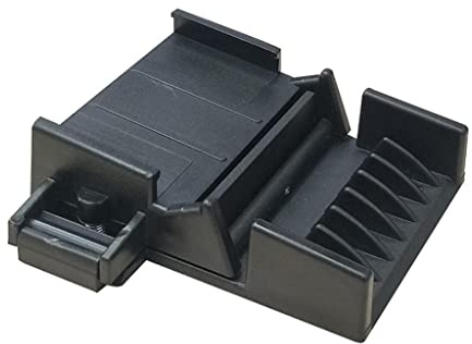 Schwarzer Kunststoff-Haarschneidekamm 6,6 cm Rasiererführung Friseurwerkzeuge