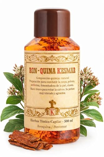 Ronquina Kesmar Tónico Capilar Original 500 ml – Tratamiento Anticaída para Cabello y Cuero Cabelludo – Fortalece, Combate Caspa y Seborrea