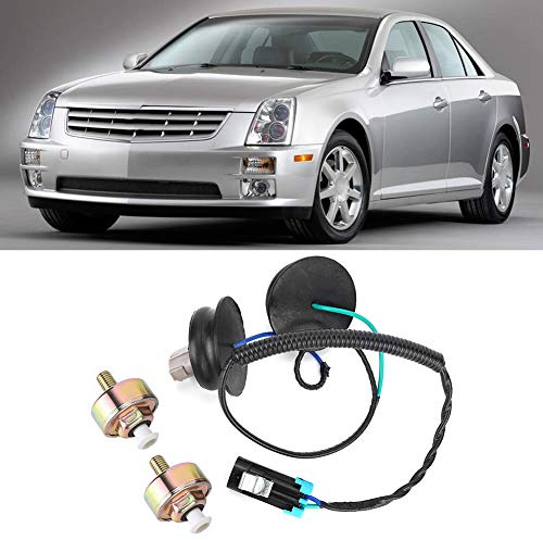 Keenso Kit de Sensor de Detonación Arnés de Sensor de Detonación ABS 3 Piezas Reemplazo Directo OEM 104566030 12601822 12589867 para Reparación de Motor Avalanche Silverado Tahoe