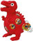 Squidgeemals - Dinosaurier von Deluxebase. Super dehnbares und matschiges Dinosaurier Spielzeug mit Gelperlen. Tolles Quetschspielzeug für Erwachsene und Kinder