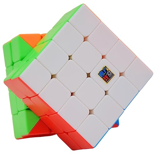 Bukefuno MoYu Meilong 4 x 4 hastighet pussel kub MFJS 4 x 4 Magic Moyu MoFang JiaoShi Cube Stickerless Meilong 4 x 4 x 4 Cubing Classroom Speed Toys