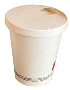 Nicoletti 50 Pz Bicchieri Carta Medio Grandi per bevande calde o fredde Te Caffe americano Cappuccino Brodo Tazze da asporto con coperchio opzionale 250 CC B