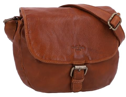Gusti Leder Umhängetasche Stefanie - Handgefertigte Ledertasche Damen für Alltag & Freizeit - Elegante Leder Handtasche Damen aus Rindsleder