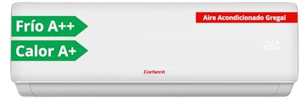 Corbero - Aire acondicionado Split 18000BTU | CSP18GREGAL| Wifi | Inverter | Gas R32 | Eficiencia energética A++/A+ | Bajo consumo de energía, Blanco