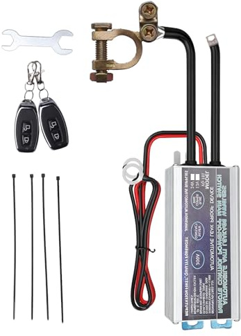 Interruptor de separación de batería 12 V 200 A, interruptor inteligente inalámbrico de separación de batería, interruptor de batería para coche, camión, RV, ATV, barco