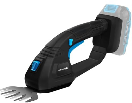 HÖGERT TECHNIK - Forbici tagliaerba e tagliasiepi a batteria 18V, forbici da giardino senza fili per bordi del prato, sagomatura, cura di cespugli e siepi, senza batteria inclusa