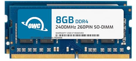 OWC - 16GB Memory Upgrade Kit - 2 x 8GB PC19200 DDR4 2400MHz SO-DIMMs for iMac (Mid 2017), Mac mini (Late 2018), and compatible PCs