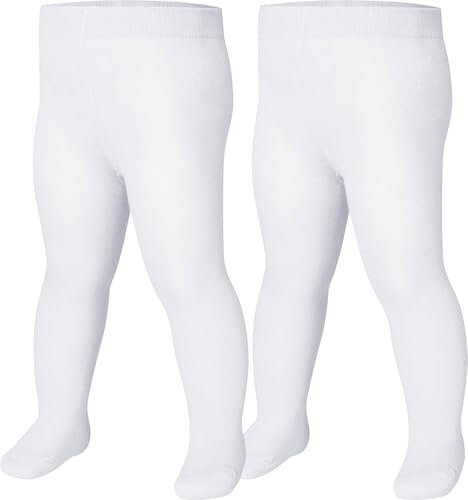 Playshoes Strumpfhose Unisex Kinder Strumpfhose, weiß Doppelpack, 74/80