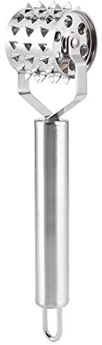 Oumefar Attendrisseur de Viande Rouleau Rouleau de Viande Librement Steak de Boeuf Marteau de Poulet Argent Facile à Utiliser pour Outil de Cuisine