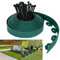 AufuN Flexible Rasenkante aus Kunststoff 10mx5cm mit 30 Erdanker zur Verankerung, Beetumrandung Wurzelsperre System, Pflastersteine Mähkante Garten dekorativ(10M, Grün)