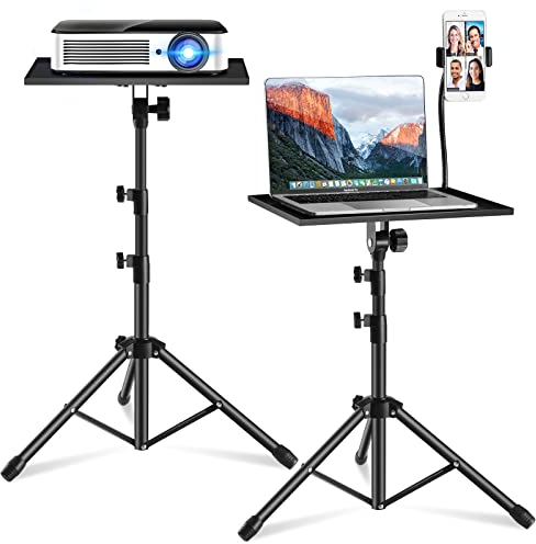 Tossbiss Projektor-Stativ, tragbares Laptop-Stativ, höhenverstellbar von 43,2 bis 119,4 cm, mit Tragetasche