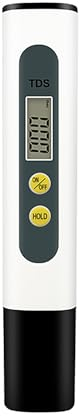 Jinpojun Wassertester, TDS Messgerät, Wasserqualität-Tester für Trinkwasser, Schwimmbad, Aquarium, Pools und Labor, Messbereich 0-9990 PPM(Schwarz)