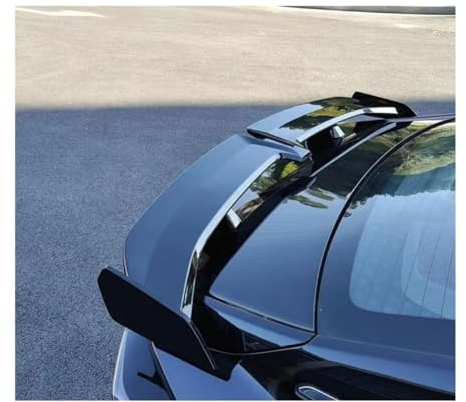 Auto ABS Heckspoiler für Opel Insignia Grand Sport (B) 2017-2022, Auto-Spoiler Anti-Kratzer Karosserie Kofferraumspoiler Heckflügel Styling Zubehör,A/Bright Black