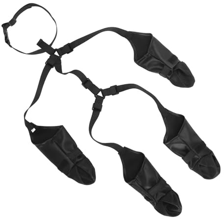 Hängselstövlar för Hund, Dog Boot Leggings Justerbara Vattentäta Hundstövlar Söta Dog Protector Leggings Halkfria för små Medelstora Hundar för Jakt på Snövandring