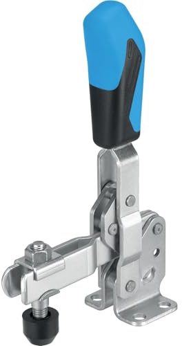 HALDER 23330.0005 Senkrechtspanner, Nenngröße=5, Blau/Schwarz