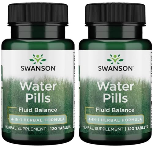 Swanson Water Pills 120 Tabs (Pack of 2) (2 Pack)