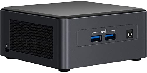 Intel NUC 12 Pro NUC12WSHi7 Dual LAN Mini-Desktop-Computer, 12. Generation Core i7-1260P (12C/16T, bis zu 4,4 G) Mini-PC, 16 GB RAM, 1 TB SSD