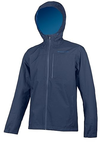 Endura Hummvee Mountain-Radjacke für Herren, wasserdicht, mit Kapuze, Tintenblau, Größe XL
