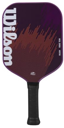 WILSON Fierce Team 13mm Pickleball Paddle - Grip Size 2-4 1/4, Purple